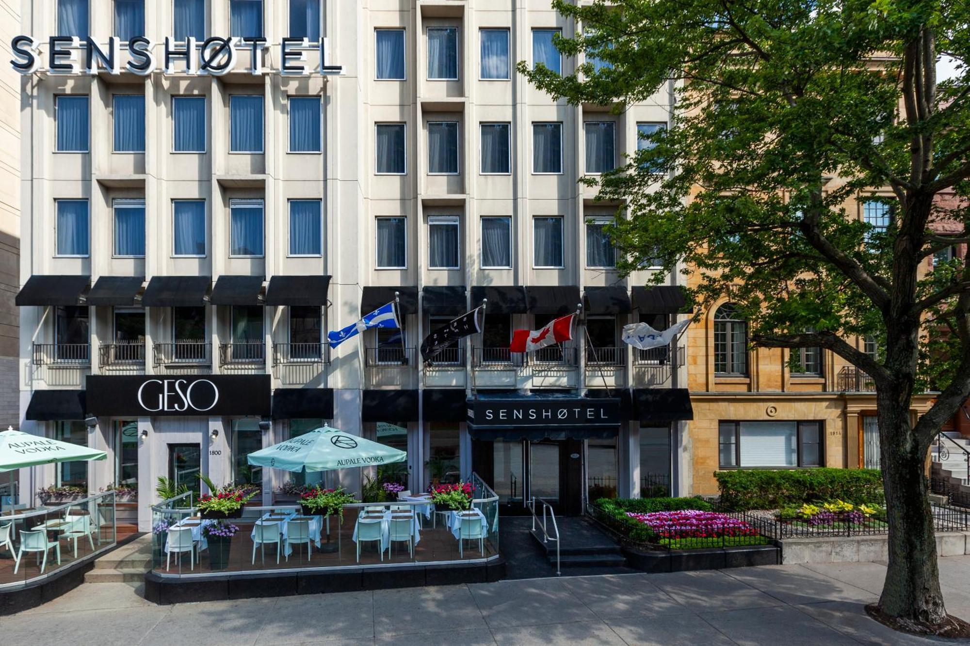 Sens Hotel Монреал Екстериор снимка