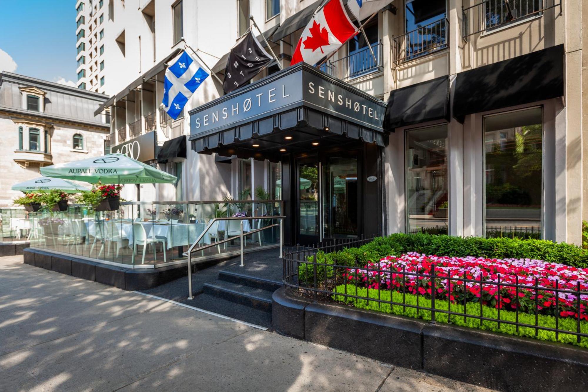 Sens Hotel Монреал Екстериор снимка